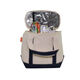 Personalized Navy Striped Insulated Lunch Tote Image 4 of 4